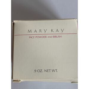 Mary Kay Face Powder Loose Face Powder Translucent Dark With Pink Brush